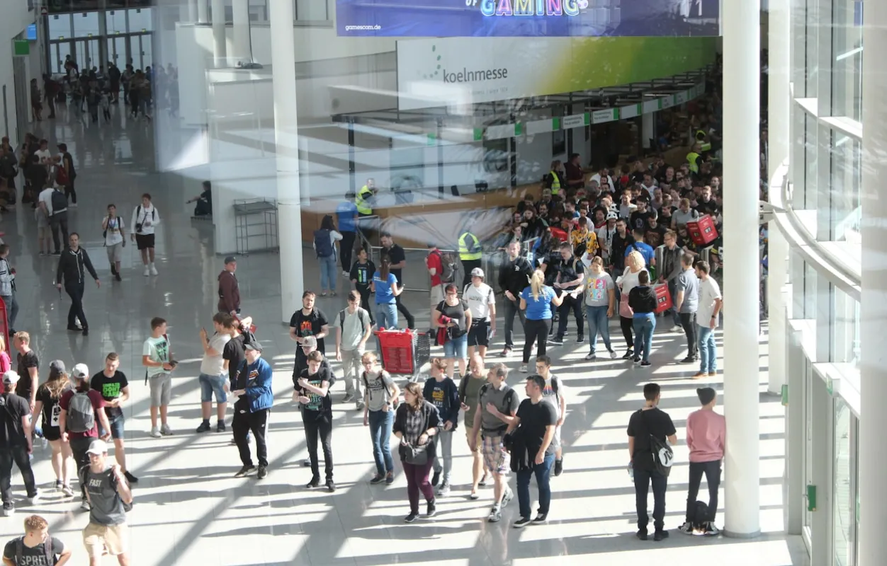 medical conference exhibit hall